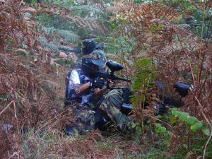 Paintball en el bosque