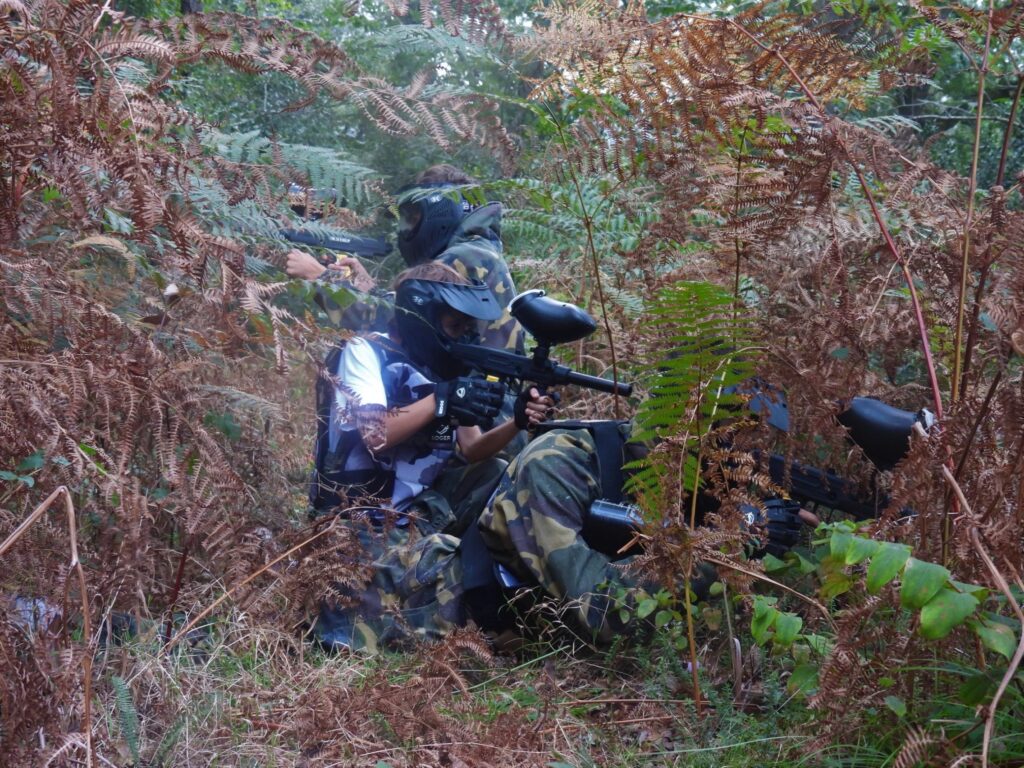 Paintball en el bosque